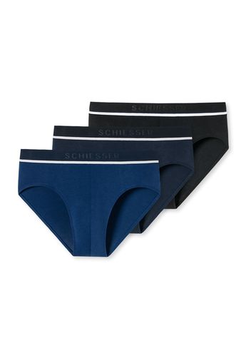 SCHIESSER Slip  blu cobalto / blu scuro / nero / bianco