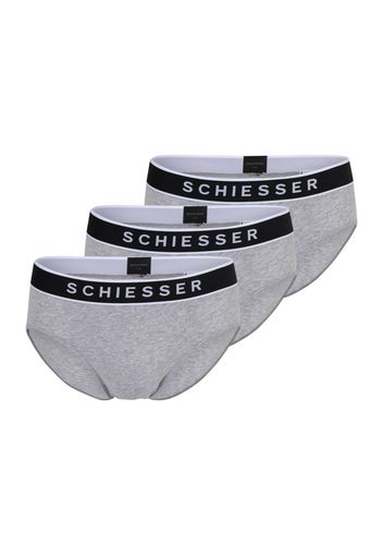 SCHIESSER Slip  grigio sfumato / nero / bianco