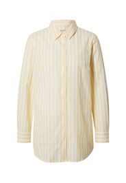 SCHIESSER Camicia da notte 'Pyjama Story'  giallo pastello / bianco