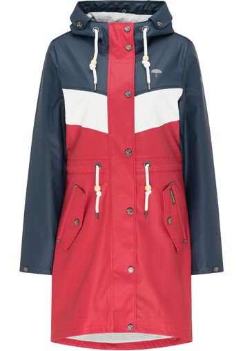 Schmuddelwedda Cappotto funzionale  bianco / rosso fuoco / navy