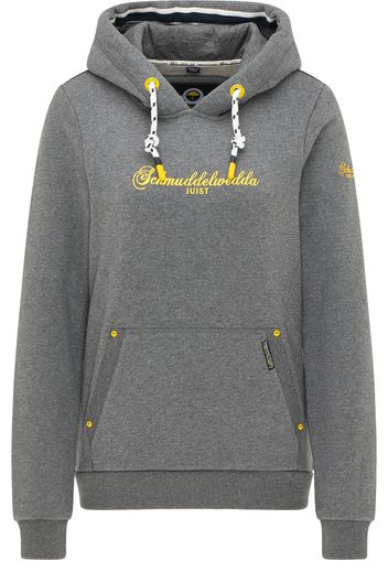 Schmuddelwedda Felpa  grigio / giallo