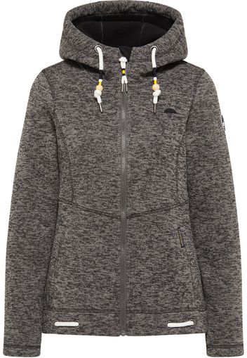 Schmuddelwedda Fleecejacke  grigio sfumato / nero