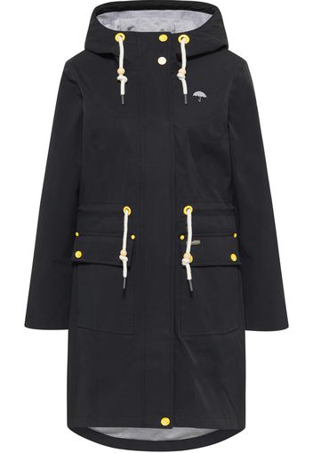 Schmuddelwedda Cappotto di mezza stagione  nero / bianco / giallo