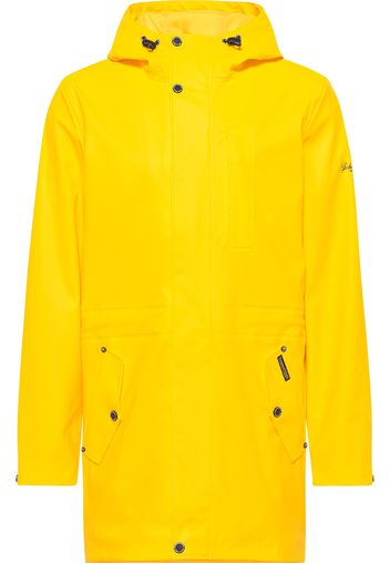 Schmuddelwedda Cappotto di mezza stagione 'Incus'  giallo / grigio scuro