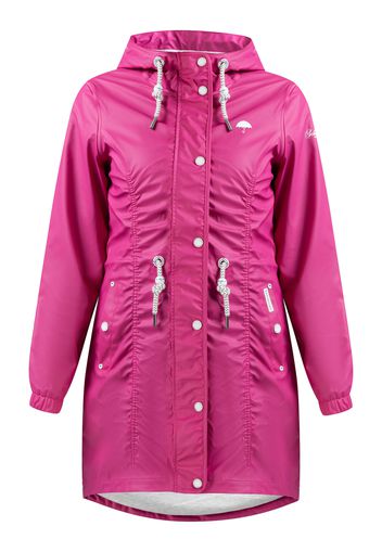 Schmuddelwedda Cappotto funzionale  fucsia / bianco