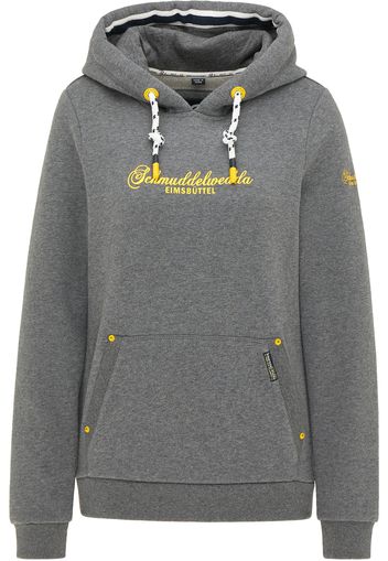 Schmuddelwedda Felpa 'Hamburg'  giallo / grigio