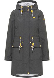 Schmuddelwedda Parka  antracite / giallo / bianco