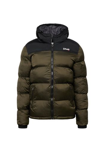 Schott NYC Giacca invernale 'UTAH'  verde scuro / nero / bianco