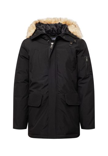 Schott NYC Giacca invernale 'NELSON'  camoscio / nero