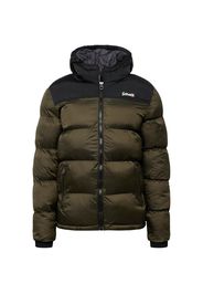 Schott NYC Giacca invernale 'UTAH'  verde scuro / nero / bianco