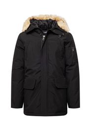 Schott NYC Giacca invernale 'NELSON'  camoscio / nero