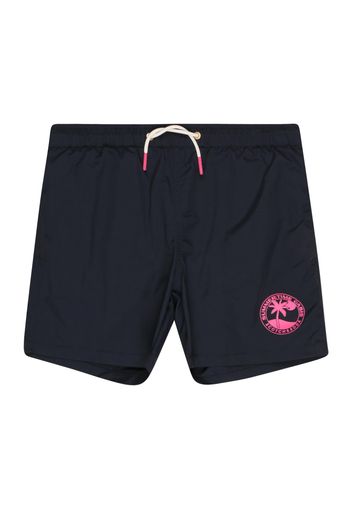 SCOTCH & SODA Pantaloncini da bagno  blu scuro / rosa