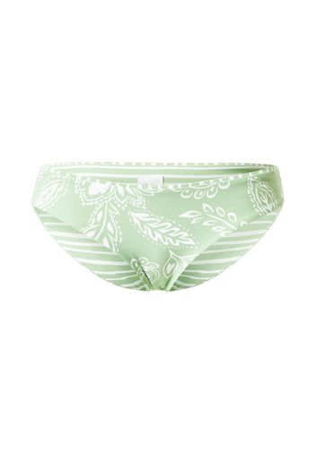 Seafolly Pantaloncini per bikini  verde chiaro / bianco