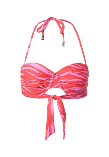 Seafolly Top per bikini  rosso / lilla chiaro