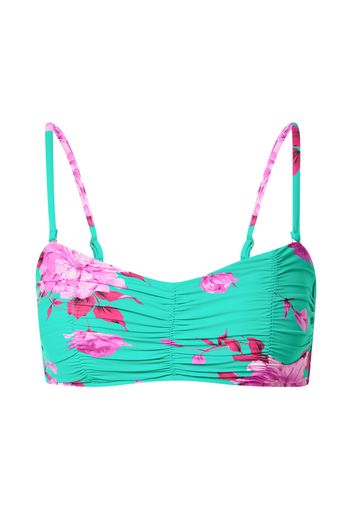 Seafolly Top per bikini  giada / rosa / lampone