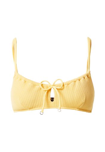 Seafolly Top per bikini 'Drawstring'  giallo chiaro