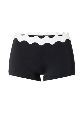 Seafolly Pantaloncini per bikini 'Gia'  nero / bianco