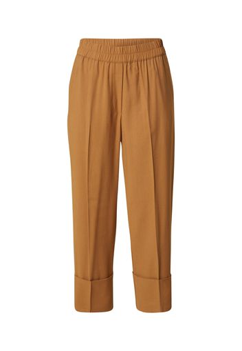 SECOND FEMALE Pantaloni con piega frontale 'Disa'  cognac