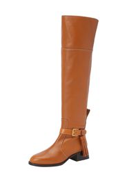 See by Chloé Overknee 'LORY'  cognac