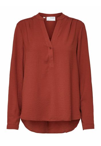 SELECTED FEMME Camicia da donna  rosso ruggine