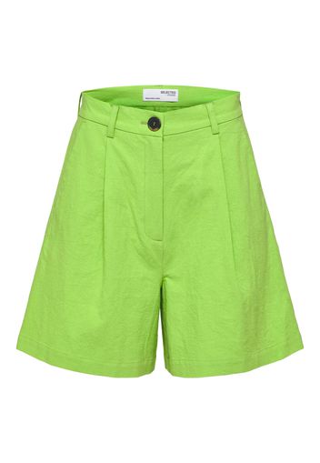 SELECTED FEMME Pantaloni con pieghe 'Malvina Ida'  verde chiaro