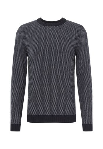 SELECTED HOMME Pullover 'AIDEN'  grigio / nero