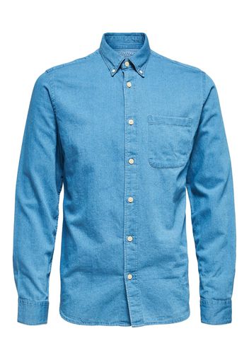 SELECTED HOMME Camicia 'Rick'  blu denim