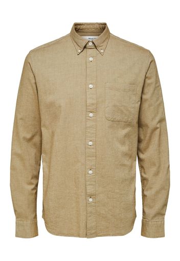 SELECTED HOMME Camicia  castano