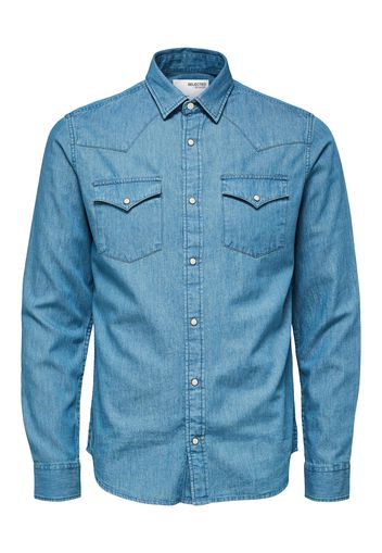 SELECTED HOMME Camicia 'Jamie'  blu