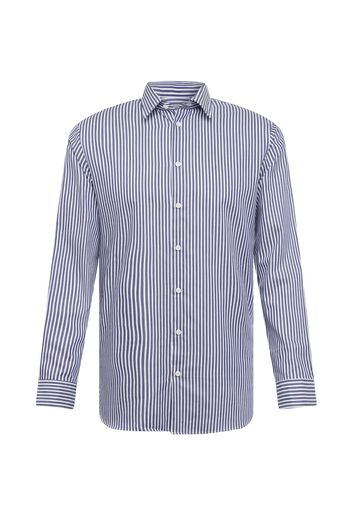 SELECTED HOMME Camicia 'ETHAN'  navy / bianco