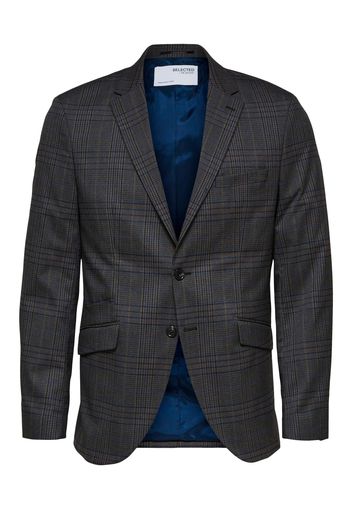 SELECTED HOMME Giacca business da completo 'Timelogan'  grigio / blu scuro / nero