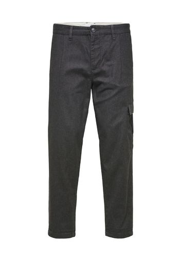 SELECTED HOMME Pantaloni con pieghe  nero sfumato