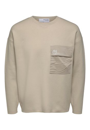SELECTED HOMME Pullover  beige