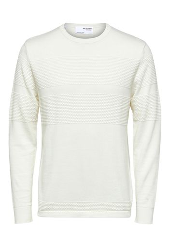 SELECTED HOMME Pullover 'Maine'  bianco