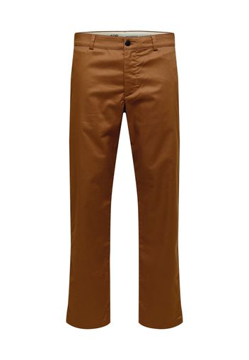 SELECTED HOMME Pantaloni chino 'STOKE'  marrone