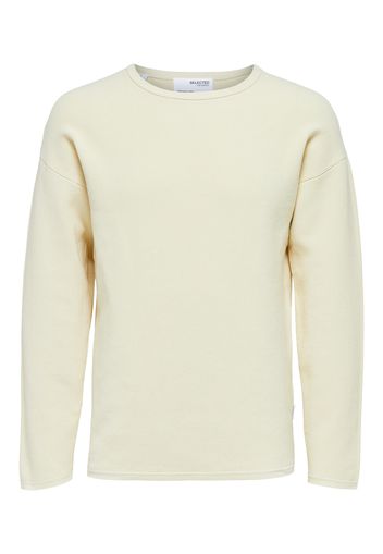 SELECTED HOMME Pullover 'Fergo'  bianco lana