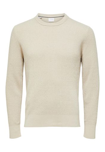 SELECTED HOMME Pullover 'RODNEY'  beige