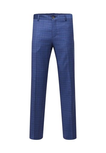 SELECTED HOMME Pantaloni con piega frontale 'Neil'  blu / grigio chiaro