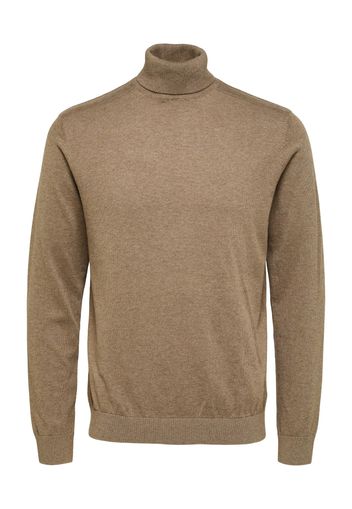 SELECTED HOMME Pullover 'Berg'  marrone chiaro