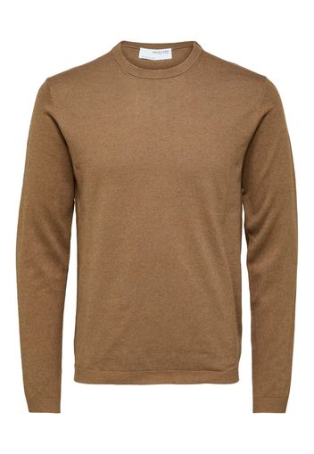 SELECTED HOMME Pullover 'Lake'  marrone