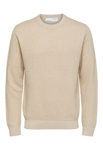 SELECTED HOMME Pullover 'Chris'  beige chiaro