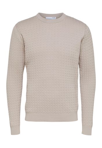 SELECTED HOMME Pullover 'MADDEN'  beige