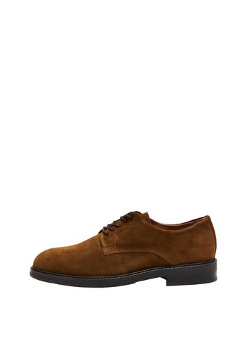 SELECTED HOMME Scarpa stringata  marrone