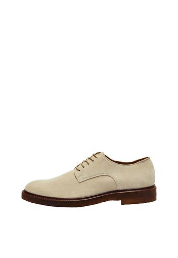 SELECTED HOMME Scarpa stringata 'LUKE'  sabbia / marrone scuro