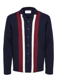 SELECTED HOMME Giacchetta 'MILAN'  bianco / rosso scuro / navy