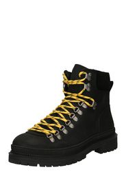 SELECTED HOMME Boots stringati  nero / limone / argento