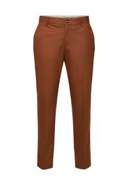 SELECTED HOMME Pantaloni con piega frontale  cognac