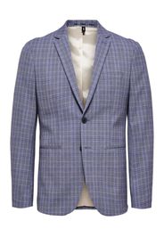 SELECTED HOMME Giacca da completo 'LIAM'  grigio / lilla / lilla scuro