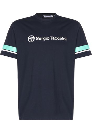 Sergio Tacchini Maglietta 'Abelia'  turchese / bianco / navy