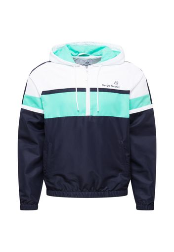 Sergio Tacchini Felpa 'NIELS'  blu scuro / offwhite / giada